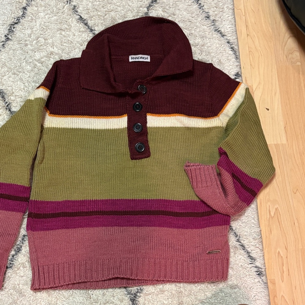 Mandinga Multicolor Striped Sweater